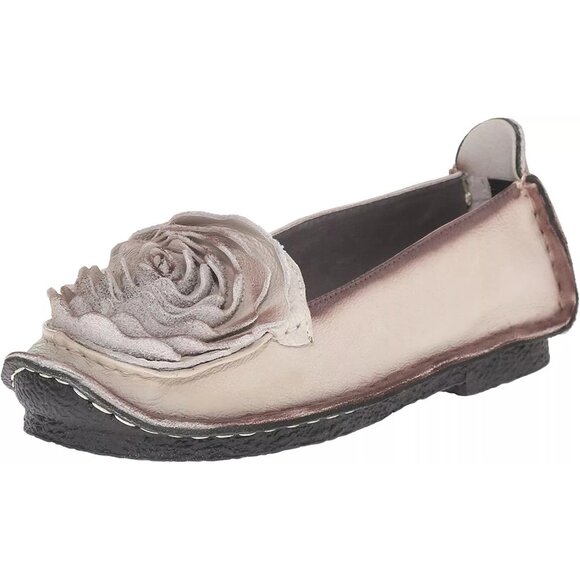 L'Artiste by Spring Step Womens Dezi Leather Slip On Shoe -- Natural NEW - Picture 1 of 8